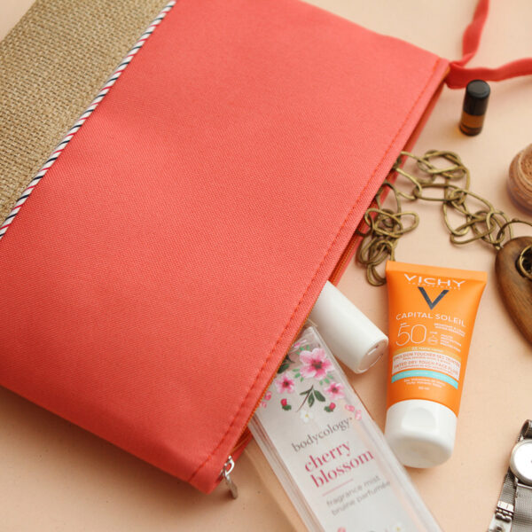 BOLSA KENDARI CORAL TX-126CO ( TX-126 / TX126 / NECESER,COSMETIQUERAS,BOLSAS DE PLAYA ) - Imagen 3