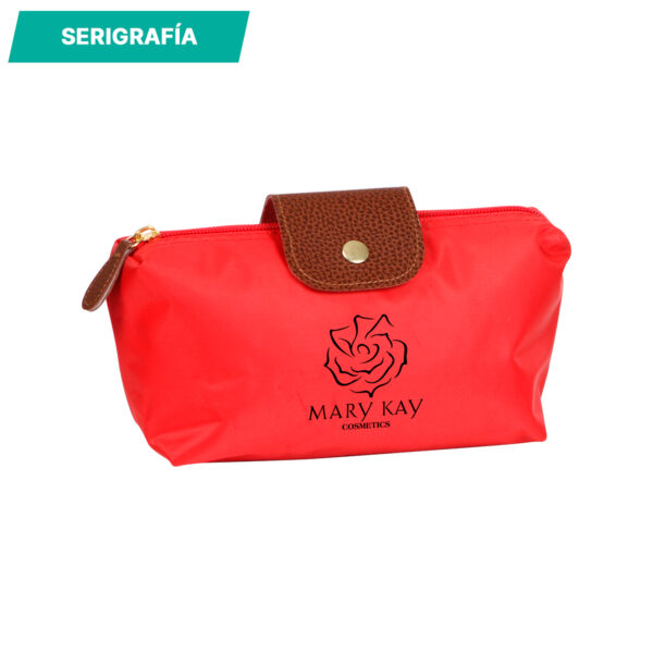 BOLSA COSMETIQUERA ROJO TX-127R ( TX-127 / TX127 / COSMETIQUERAS ) - Imagen 3