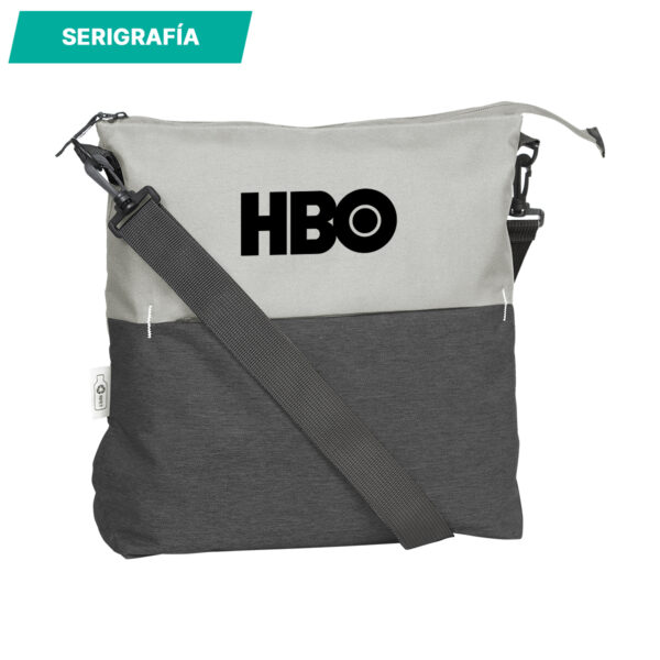 BOLSA DE RPET GEITA GRIS TX-159G ( TX-159 / TX159 / BOLSAS SHOPPER ) - Imagen 2