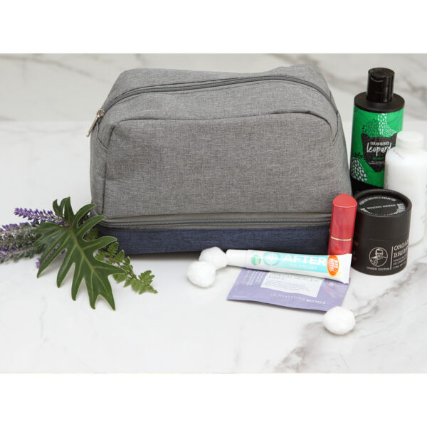 BOLSA AGRATE AZUL MARINO TX-164A ( TX-164 / TX164 / NECESER,COSMETIQUERAS ) - Imagen 3