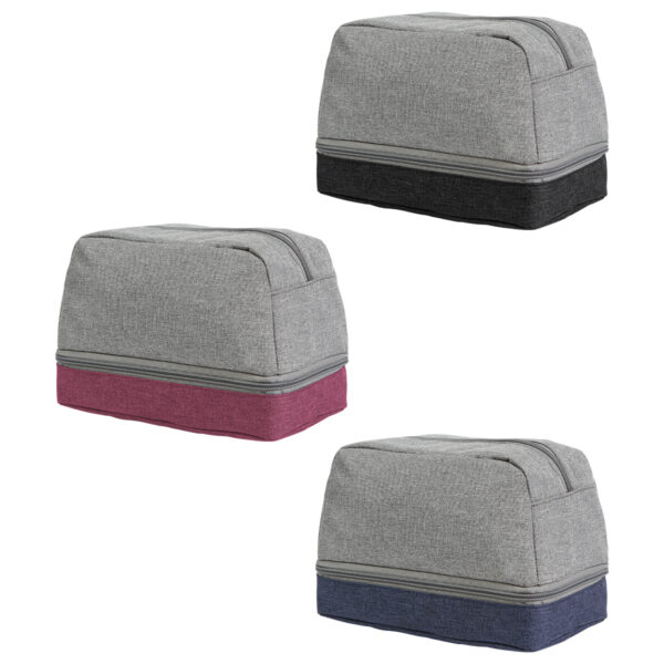 BOLSA AGRATE AZUL MARINO TX-164A ( TX-164 / TX164 / NECESER,COSMETIQUERAS ) - Imagen 2