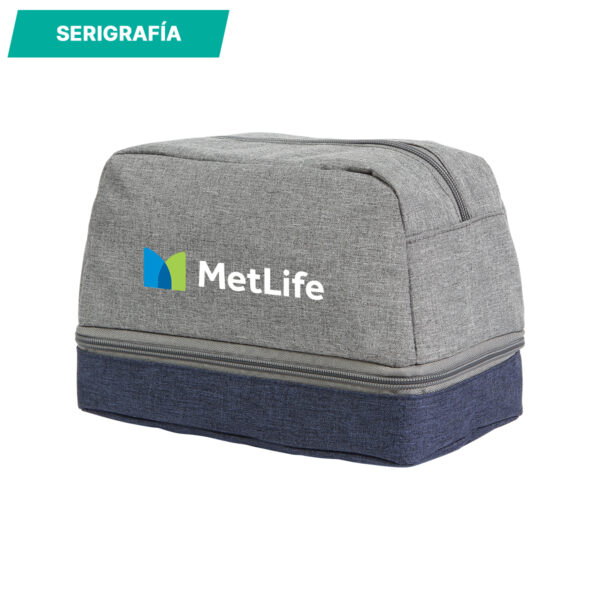 BOLSA AGRATE AZUL MARINO TX-164A ( TX-164 / TX164 / NECESER,COSMETIQUERAS ) - Imagen 4