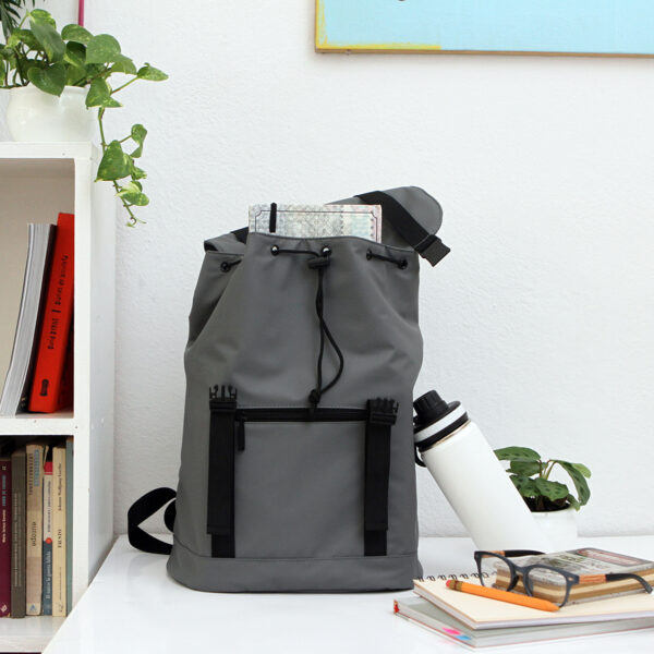 BACKPACK GIOPPO GRIS TX-166G ( TX-166 / TX166 / BACKPACK ) - Imagen 3