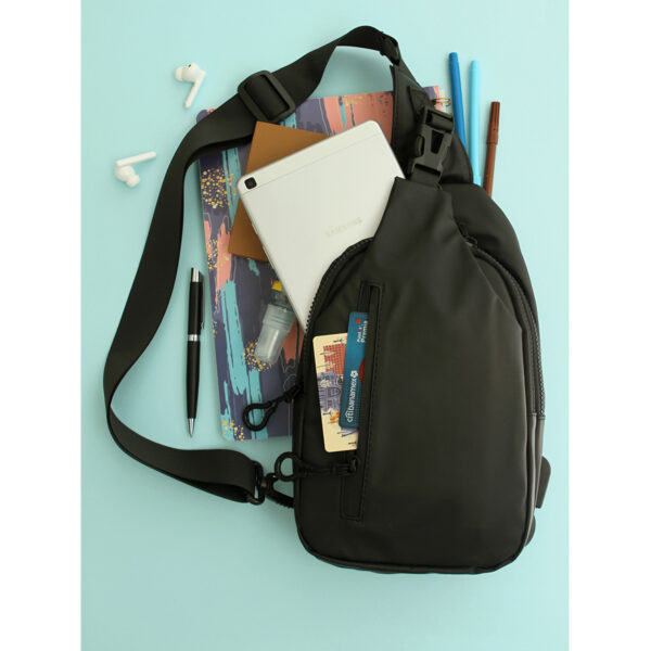 MOCHILA ORIGLIO NEGRO TX-179N ( TX-179 / TX179 / CROSSBODY ) - Imagen 3