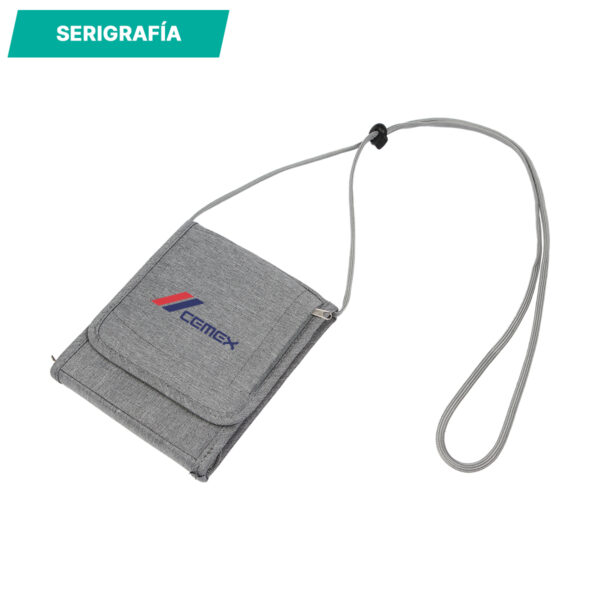 BOLSO BARASSO GRIS TX-186G ( TX-186 / TX186 / ACCESORIOS DE VIAJE,CROSSBODY ) - Imagen 3