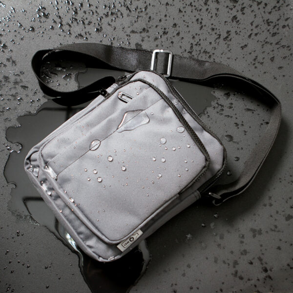 BOLSA DE RPET LOZZA GRIS TX-191G ( TX-191 / TX191 / CROSSBODY ) - Imagen 4