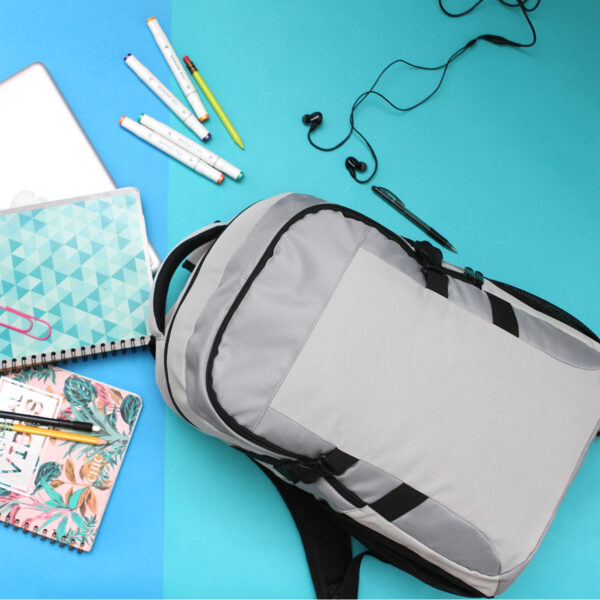 BACKPACK DURRES GRIS CLARO TX-193G ( TX-193 / TX193 / BACKPACK ) - Imagen 3