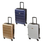 MALETA RIGIDA GRANDE AZUL MARINO TX-195A ( TX-195 / TX195 / MALETAS RIGIDAS,MALETAS DE RUEDAS ) - Image 3