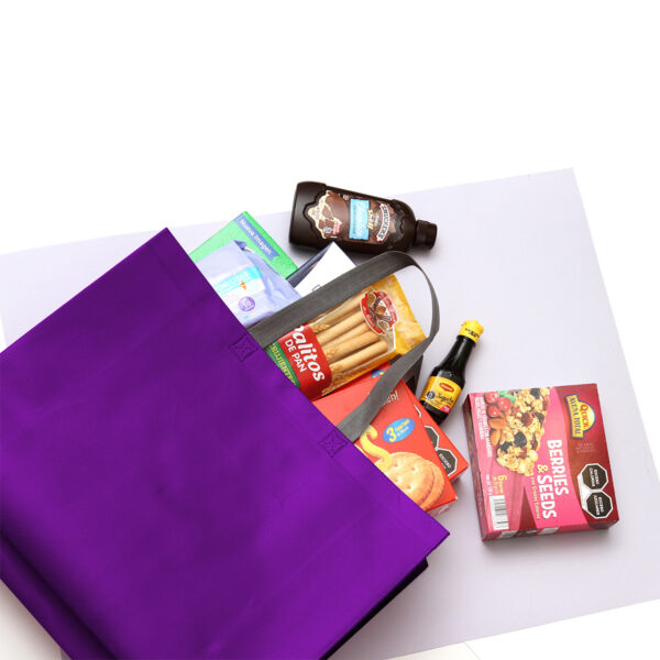BOLSA KHASAB MORADO TX-222M ( TX-222 / TX222 / BOLSAS PARA SUPERMERCADO ) - Imagen 4