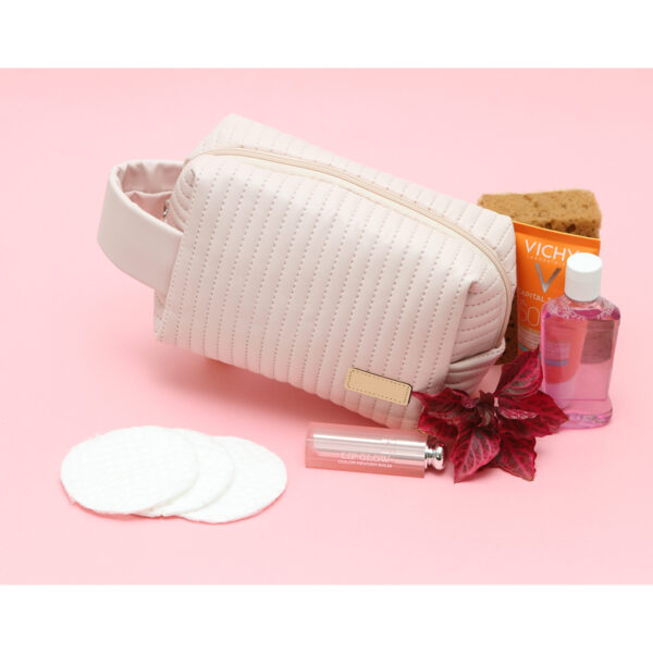 COSMETIQUERA MANNU ROSA CLARO TX-233RS ( TX-233 / TX233 / NECESER,COSMETIQUERAS ) - Imagen 3