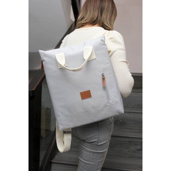 MOCHILA MICHELE GRIS TX-237G ( TX-237 / TX237 / BACKPACK ) - Imagen 4