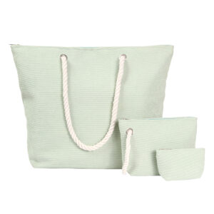 SET DE BOLSAS PRATS VERDE CLARO TX-259V ( TX-259 / TX259 / BOLSAS DE PLAYA )