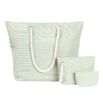 SET DE BOLSAS PRATS VERDE CLARO TX-259V ( TX-259 / TX259 / BOLSAS DE PLAYA )