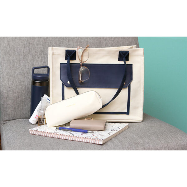 BOLSA INCLES AZUL MARINO TX-265A ( TX-265 / TX265 / BOLSAS SHOPPER,BOLSAS DE PLAYA ) - Imagen 6