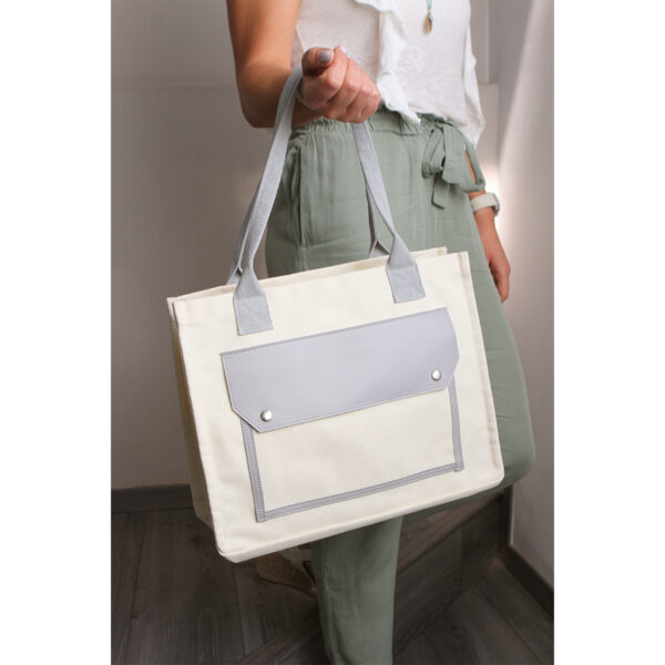 BOLSA INCLES AZUL MARINO TX-265A ( TX-265 / TX265 / BOLSAS SHOPPER,BOLSAS DE PLAYA ) - Imagen 3