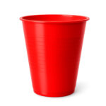 T 328 VASO PARTY  (ROJO / PET / POLIPROPILENO / T-328 / T328)