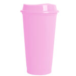T 173 PS VASO SIRENA PASTEL  (ROSA / POLIPROPILENO / T-173-PS / T173PS)