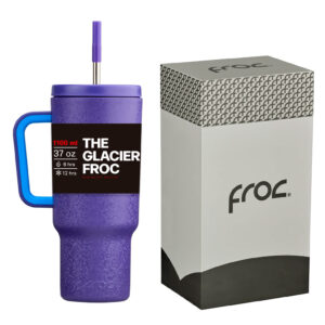 THE GLACIER TERMO FROC (MORADO / ACERO INOXIDABLE/ACERO INOX / THE-GLACIER / THEGLACIER)