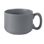 HO 203 TAZA CONCA  (GRIS / CERÁMICA / HO-203 / HO203)