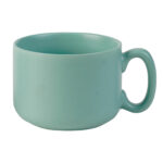 HO 203 TAZA CONCA  (VERDE / CERÁMICA / HO-203 / HO203)