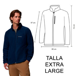 FAST TREK FLEECE COLUMBIA  (AZUL-XL / POLIÉSTER / FAST-TREK / FASTTREK)