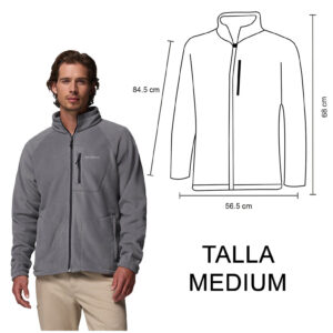 FAST TREK FLEECE COLUMBIA  (GRIS-MEDIUM / POLIÉSTER / FAST-TREK / FASTTREK)
