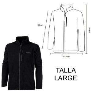 FAST TREK FLEECE COLUMBIA  (NEGRO-LARGE / POLIÉSTER / FAST-TREK / FASTTREK)