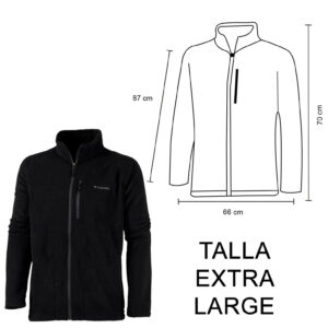 FAST TREK FLEECE COLUMBIA  (NEGRO-XL / POLIÉSTER / FAST-TREK / FASTTREK)