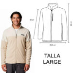 BASIN TRAIL FLEECE COLUMBIA  (BEIGE-LARGE / POLIÉSTER / BASIN-TRAIL / BASINTRAIL)
