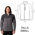 BASIN TRAIL FLEECE COLUMBIA  (GRIS-SMALL / POLIÉSTER / BASIN-TRAIL / BASINTRAIL)