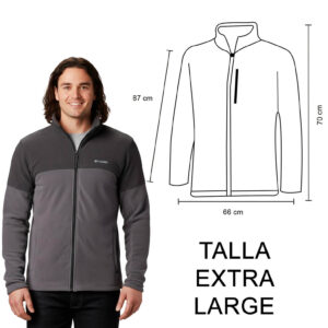 BASIN TRAIL FLEECE COLUMBIA (GRIS-XL / POLIÉSTER / BASIN-TRAIL / BASINTRAIL)