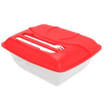 HO 209 SET DE CUBIERTOS MIXI  (ROJO / POLIPROPILENO / HO-209 / HO209)