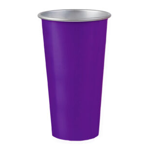 T 296 VASOS CROMA  (MORADO / ALUMINIO / T-296 / T296)