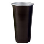 T 296 VASOS CROMA  (NEGRO / ALUMINIO / T-296 / T296)