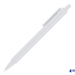 BOLÍGRAFO DE PLÁSTICO BELMA DE TINTA AZUL A2321A BLANCO (PLÁSTICO / A2321A.01 /  ARTICULOS PROMOCIONALES)