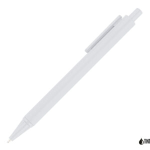 BOLÍGRAFO DE PLÁSTICO BELMA A2321 BLANCO (PLÁSTICO / A2321.01 /  ARTICULOS PROMOCIONALES)