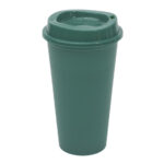 VASO CAFETERO DE PLÁSTICO 473 ML. ALDO A2750 VERDE (PLÁSTICO PP / A2750.06 /  ARTICULOS PROMOCIONALES)
