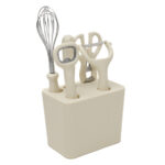 KIT DE COCINA CUTTERS A2786 BEIGE (PLÁSTICO PP / METAL / A2786.24 /  ARTICULOS PROMOCIONALES)