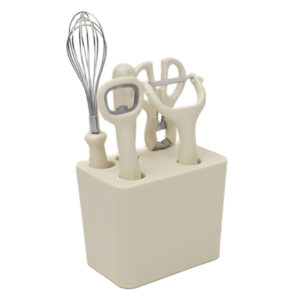 KIT DE COCINA CUTTERS A2786 BEIGE (PLÁSTICO PP / METAL / A2786.24 /  ARTICULOS PROMOCIONALES)