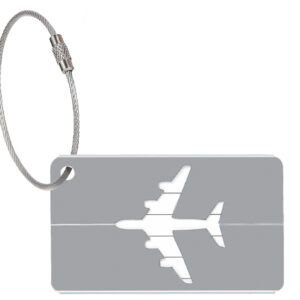 IDENTIFICADOR DE MALETAS VUELO A2900 SILVER (ALUMINIO / A2900.17 /  ARTICULOS PROMOCIONALES)