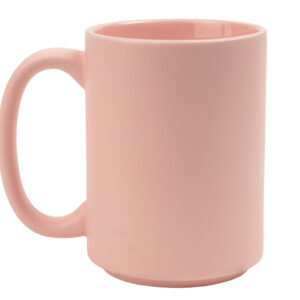 TARRO MATE APILABLE 15 OZ CREAM A3080 NARANJA (CERÁMICA / A3080.03 /  ARTICULOS PROMOCIONALES)