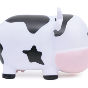 ANTIESTRÉS DE VACA MANCHAS A3086 BLANCO (POLIURETANO / A3086.01 /  ARTICULOS PROMOCIONALES)