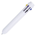 BOLÍGRAFO DE PLÁSTICO MULTI TINTAS ARCOÍRIS A3096 BLANCO (PLÁSTICO / A3096.01 /  ARTICULOS PROMOCIONALES)