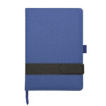 LIBRETA A5 CON CORREA MÁGNETICA BETHOVEN A3097 AZUL (POLIUTERANO / A3097.09 /  ARTICULOS PROMOCIONALES)