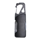 GANCHO MULTIFUNCIÓN CON LUZ LED JACKSON A3099 NEGRO (ALUMINIO / ACERO INOXIDABLE / A3099.02 /  ARTICULOS PROMOCIONALES)