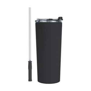 TERMO DE ACERO INOXIDABLE DE 600 ML. DINO A3105 NEGRO (ACERO INOXIDABLE / A3105.02 /  ARTICULOS PROMOCIONALES)