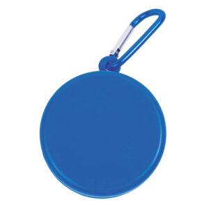 VASO PLEGABLE CON PASTILLERO PILDORA A3106 AZUL (PLÁSTICO PP / ALUMINIO / A3106.09 /  ARTICULOS PROMOCIONALES)