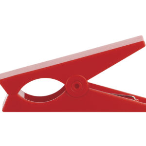 PINZA DE PLÁSTICO JASIEL A3108 ROJO (PLÁSTICO ABS / A3108.04 /  ARTICULOS PROMOCIONALES)