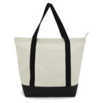 BOLSA DE POLI ALGODÓN TULUM A3115 NEGRO (ALGODÓN / POLIKRAFT / A3115.02 /  ARTICULOS PROMOCIONALES)