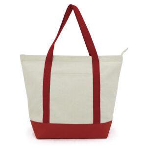 BOLSA DE POLI ALGODÓN TULUM A3115 ROJO (ALGODÓN / POLIKRAFT / A3115.04 /  ARTICULOS PROMOCIONALES)